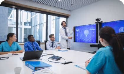 Presentaciones de atención médica con IA