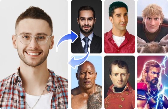 Nuevo look con face swap