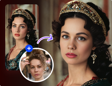 Pon tu cara en un personaje de película