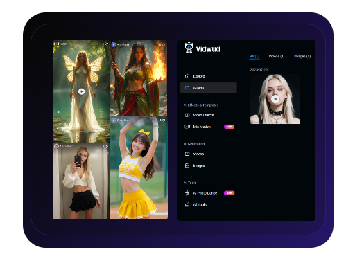 Crea videos de body swap con IA desde recursos